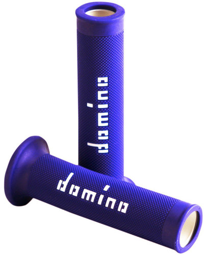 Domino MotoGP Handlebar Grips | Blue/White | Twist Throttle (A01041C4648B7-0)