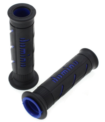 Domino XM2 Handlebar Grips | Twist Throttle | Blue/Black (A25041C4840C7-0)