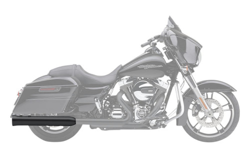 Cobra Neighbor Hater Raven Black 4" Slip-On Exhaust Mufflers (6107RB)