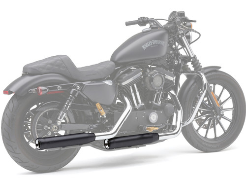 Cobra 3" Black Neighbor Hater Slip-On Mufflers (6086RB)