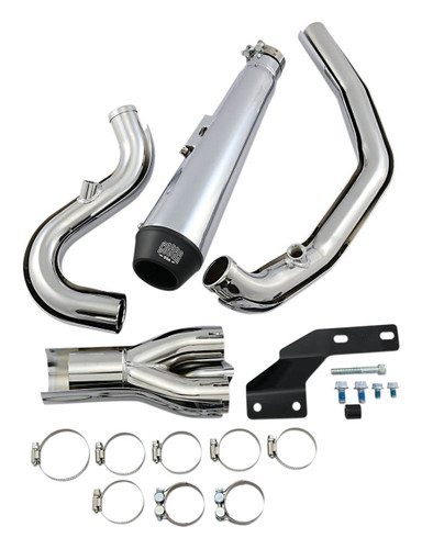 Cobra El Diablo 2-into-1 Chrome 4" Exhaust System (6484)
