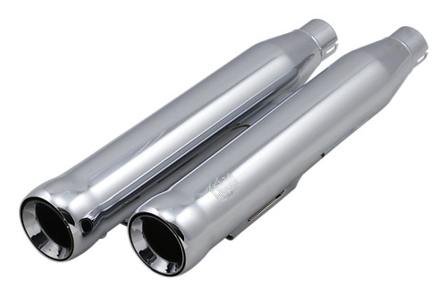 Cobra 3" Neighbor Hater Chrome Slip-On Exhaust Mufflers (6045)