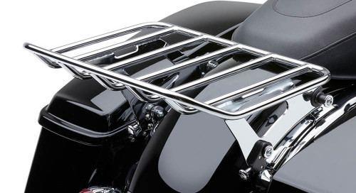 Cobra Big Ass Detachable Chrome Rear Motorcycle Luggage Rack (602-2600)
