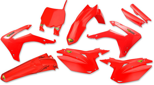 Cycra Complete Powerflow Red Plastic Body Kit (1CYC-9311-33)