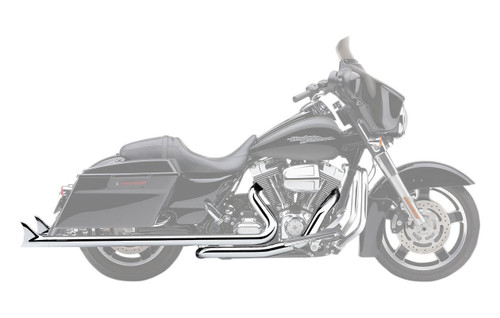 Cobra Speedster Dual Chrome Fishtail Tip Exhaust System (6974)