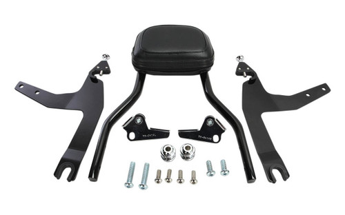 Cobra Detachable 14" High Black Sissy Bar Backrest Kit (602-2002B)