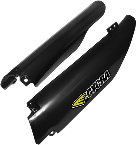 Cycra Black Plastic Lower Front Fork Guards (1CYC-6904-12)