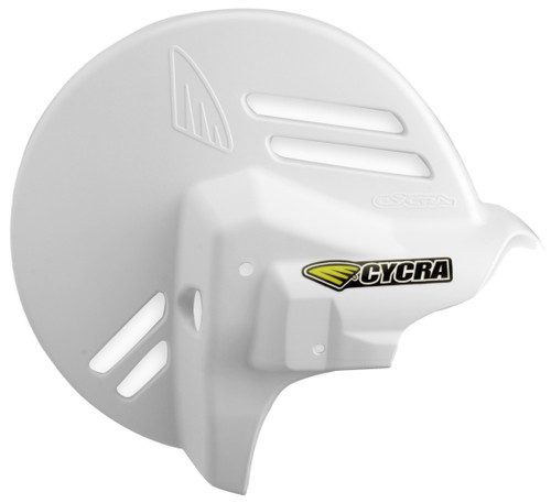 Cycra Works White Plastic Front Brake Disc Cover (1CYC-1093-42)