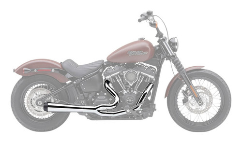 Cobra El Diablo 2-into-1 Chrome 4" Exhaust System (6478)