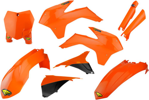 Cycra Complete Orange/Black Plastic Powerflow Body Kit (1CYC-9314-22)