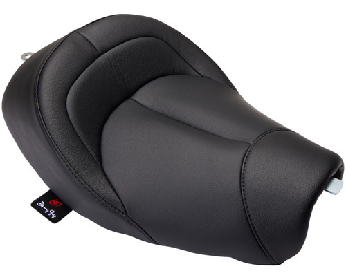 Danny Gray BigIST Solo Black Leather Motorcycle Seat (FA-DGE-0274)