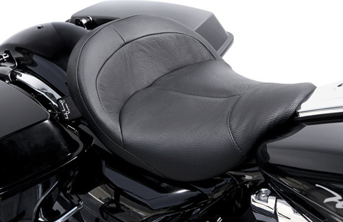 Danny Gray BigIST Solo Black Leather Motorcycle Seat (FA-DGE-0270)