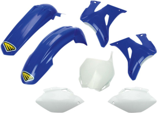 Cycra Complete Blue/White Plastic Powerflow Body Kit (1CYC-9305-02)