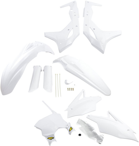 Cycra Complete White Plastic Powerflow Body Kit (1CYC-9319-42)