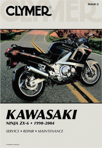 Clymer Repair/Service Manual '90-04 Kawasaki ZX6 Ninja/ZZ-R600 D/E (M468-2)