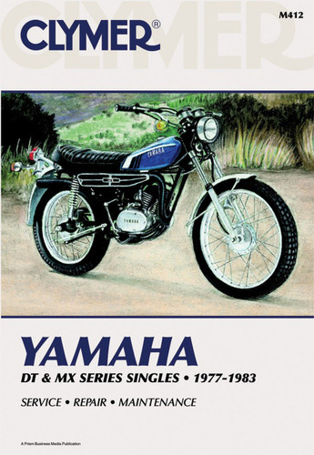 Clymer Repair/Service Manual '77-83 Yamaha DT & MX Series 100-400 Singles (M412)
