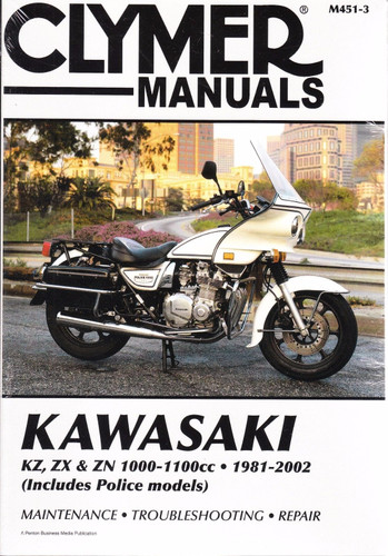 Clymer Repair/Service Manual '81-84 Kawasaki KZ/ZX/ZN 1000-1100 (M451-3)