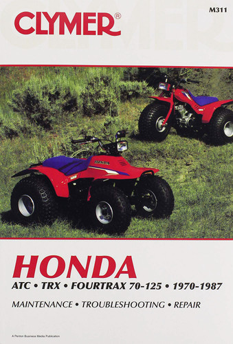 Clymer Repair/Service Manual '70-87 Honda ATC, TRX, FourTrax 70-125cc (M311)