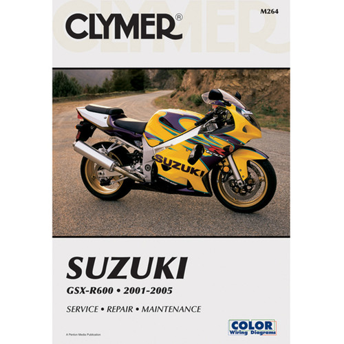 Clymer Repair/Service Manual '01-05 Suzuki GSX-R600 (M264)