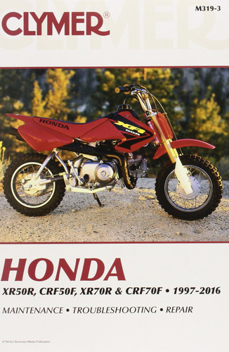 Clymer Repair/Service Manual '97-16 Honda XR50R, CRF50F, XR70R, CRF70F (M319-3)