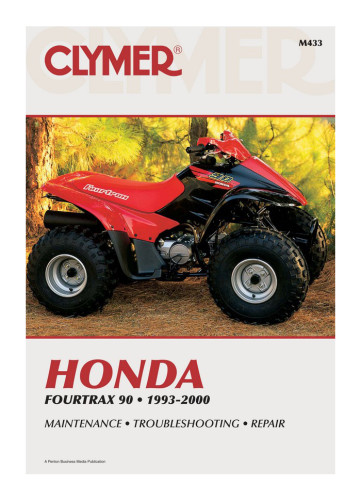 Clymer Repair/Service Manual '93-00 Honda Fourtrax 90/TRX90 (M433)