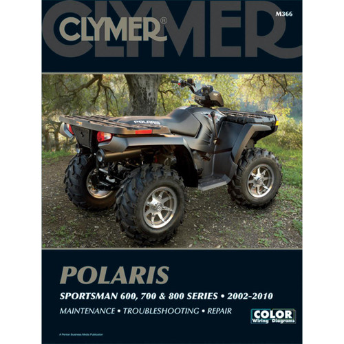 Clymer Repair/Service Manual '02-10 Polaris Sportsman 600/700/800/MV7 (M366)