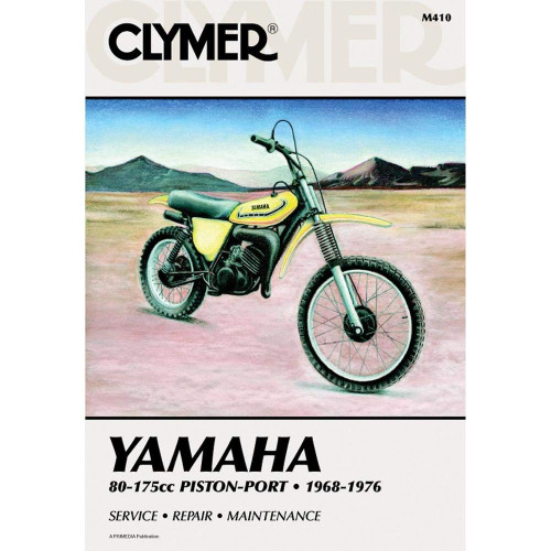 Clymer Repair/Service Manual '68-76 Yamaha 80-175cc Piston-Port Engines (M410)