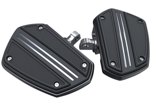 Ciro Twin Rail Mini Black Floorboards w/Male Mounts (60221)