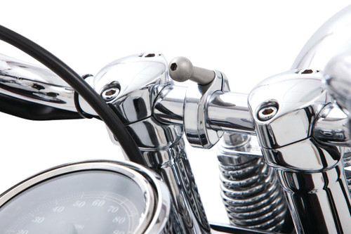 Ciro Chrome Drink Holder w/Chrome Handlebar Mount (50412)