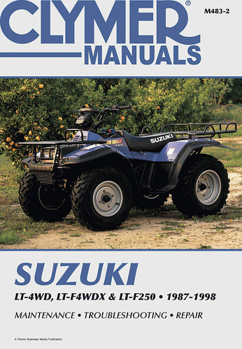 Clymer Repair Manual 87-98 Suzuki King Quad LTF4WDX/LT4WD/LTF250 Runner (M483-2)