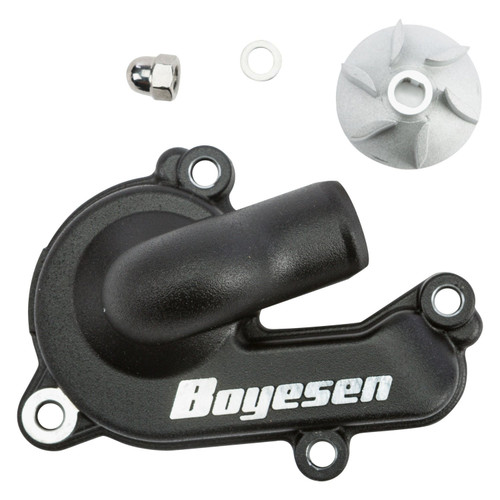 Boyesen Supercooler Black Water Pump Cover & Impeller Kit (WPK-44AB)