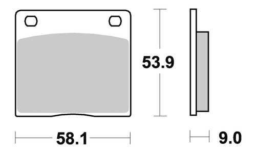Braking SM1 Semi-Metallic Brake Pads (622SM1)