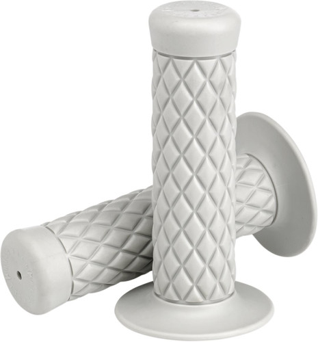 Biltwell Thruster TPV 7/8" White Handlebar Grips (6702-0278)