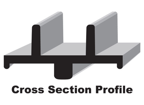 CA Pro MTX Black Plastic Skis with Handles (77020392)