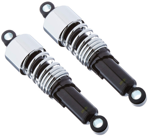 Burly 10.5" Slammer Chrome Rear Shocks (B28-1201)