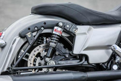Burly 10.5" Slammer Chrome Rear Shocks (B28-1203)