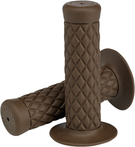 Biltwell Thruster TPV Chocolate 1" Handlebar Grips (6702-0401)