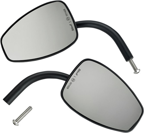 Biltwell Teardrop Perch Mount Utility Mirrors Black (6504-400-132)