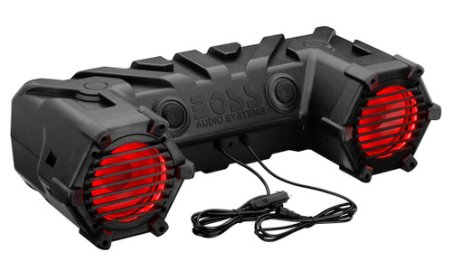 Boss 450 Watt LED Bluetooth Black Stereo System (ATV30BRGB)
