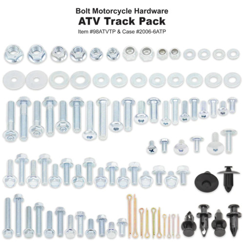 Bolt 98pc ATV Track Pack II Bolt, Nut, Fastener Kit (98ATVTP)