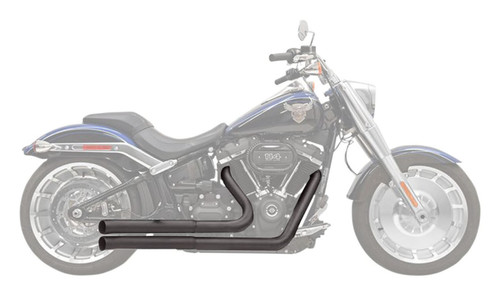 Bassani Pro Street Black Exhaust System w/Turn Outs (1S35DB)
