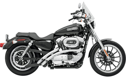 Bassani Radial Sweepers Exhaust System | Chrome | '86-03 Harley XL (XL-FF12)