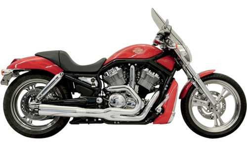Bassani Road Rage II B1 Power Series Chrome 2-into-1 Exhaust System (1V18R)