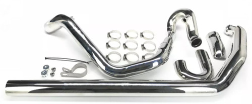 Bassani True Dual Chrome Header Pipes (11215A)