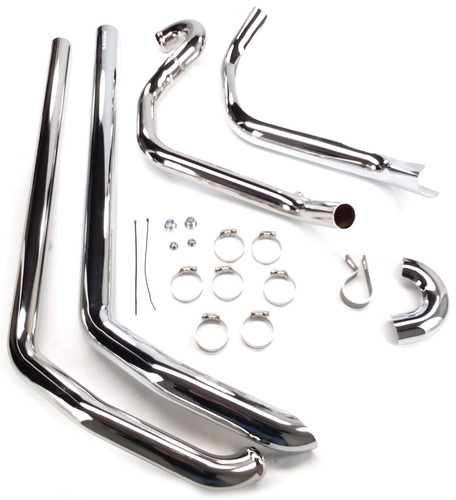Bassani True Dual Chrome Header Pipes (11315A)