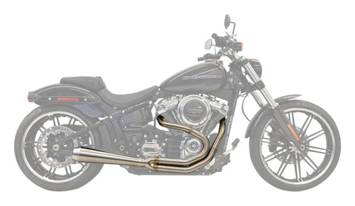 Bassani Road Rage III Megaphone Stainless 2-into-1 Exhaust System (1S81SS)