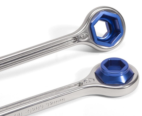 Motion Pro T-6 Combo Hex Wrench Axle Adaptor 32mm to 27mm & 17mm (08-0640)