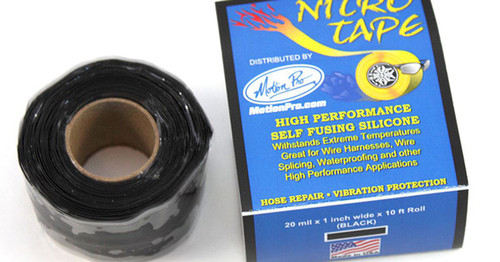 Motion Pro Nitro Silicone Electrical/Heat & Cold Resistant Tape Black (11-0084)