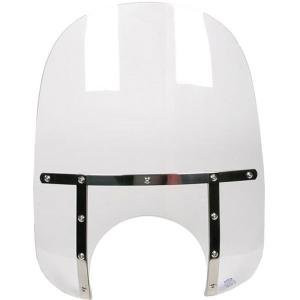 Memphis Shades 15" Slim Clear Windshield w/9" Cutout (MEM4120)