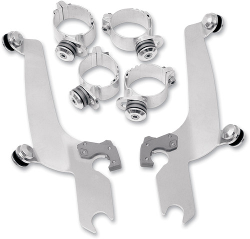 Memphis Shades Sport Shield Trigger-Lock Polished Mounting Kit (MEM8928)